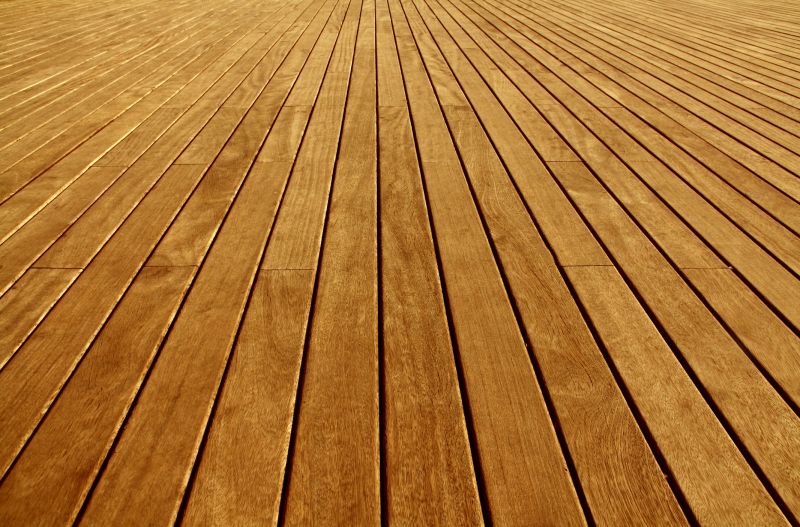 Stained Wooden Deck
